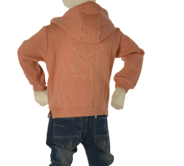 FELPA BAMBINA ZIPPY FELPATA FULL ZIP CAPPUCCIO TASCHE STAMPE ART. ZKGAP0201-26028
