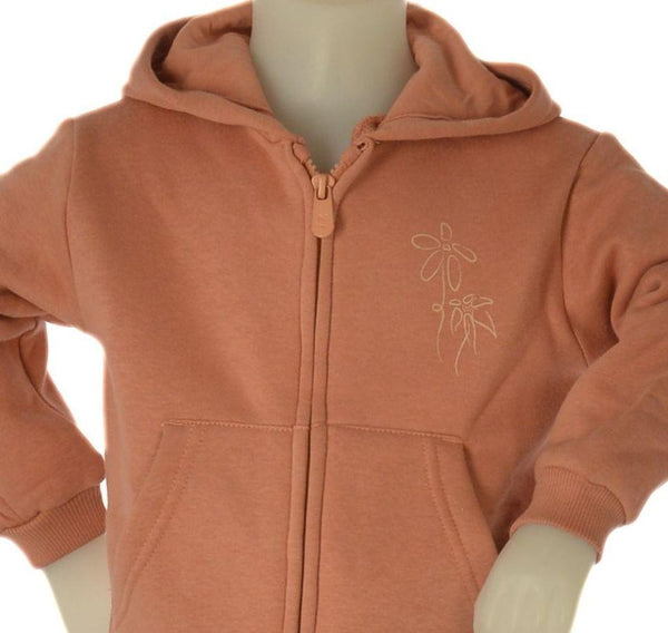 FELPA BAMBINA ZIPPY FELPATA FULL ZIP CAPPUCCIO TASCHE STAMPE ART. ZKGAP0201-26028