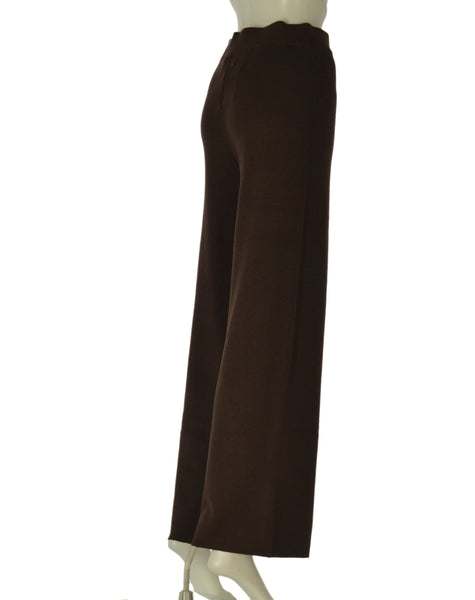 PANTALONI DONNA GRIFFAI PALAZZO MAGLIA VISCOSA ELASTICO ART. DGF6924
