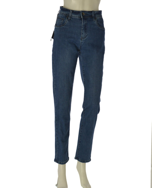 JEANS DONNA EMANUELA COSTA CINQUE TASCHE CAPRI STRASS ELASTICIZZATO ART. EC6926