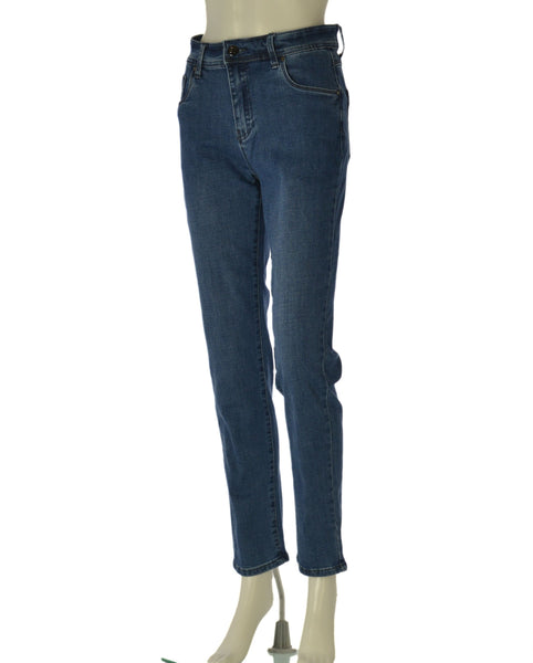 JEANS DONNA EMANUELA COSTA CINQUE TASCHE CAPRI STRASS ELASTICIZZATO ART. EC6926