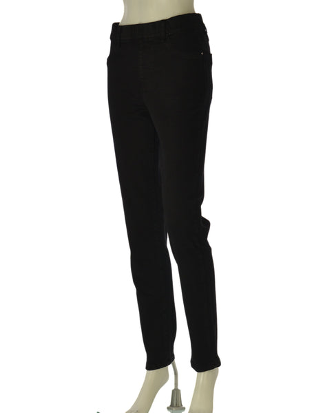 JEANS DONNA EMANUELA COSTA JEGGINGS NERI TASCHE  STRASS ART. EC6931