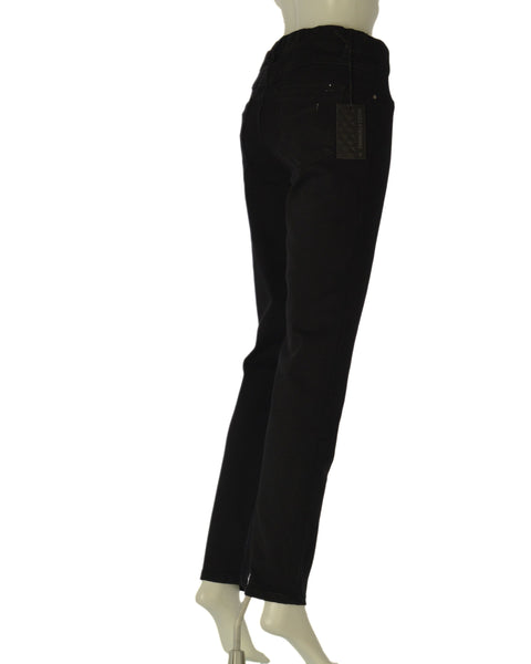 JEANS DONNA EMANUELA COSTA JEGGINGS NERI TASCHE  STRASS ART. EC6931