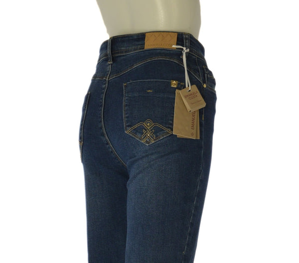 JEANS DONNA EMANUELA COSTA CINQUE TASCHE ELASTICIZZATO ART. EC6922