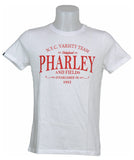 T-SHIRT UOMO PURO COTONE GIROCOLLO MARCA PHARLEY AND FIELDS  ART. TRIMB