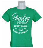 T-SHIRT UOMO PURO COTONE GIROCOLLO MARCA PHARLEY AND FIELDS  ART. TRIMB