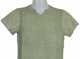 T-SHIRT UOMO MISTO LINO COTONE BOTTONI MARCA X-CAPE ART. GERKEN