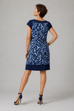 ABITO DONNA MARCA PERLA MANICA CORTA FANTASIA JERSEY VISCOSA ART. SARA