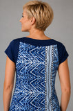 ABITO DONNA MARCA PERLA MANICA CORTA FANTASIA JERSEY VISCOSA ART. SARA