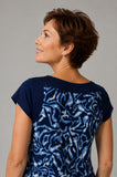 ABITO DONNA MARCA PERLA MANICA CORTA FANTASIA JERSEY VISCOSA ART. SARA