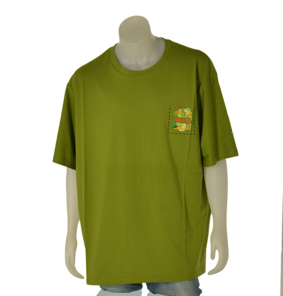 T-SHIRT UOMO MAXFORT TAGLIE OVER GIROCOLLO STAMPA COTONE ART. 39431