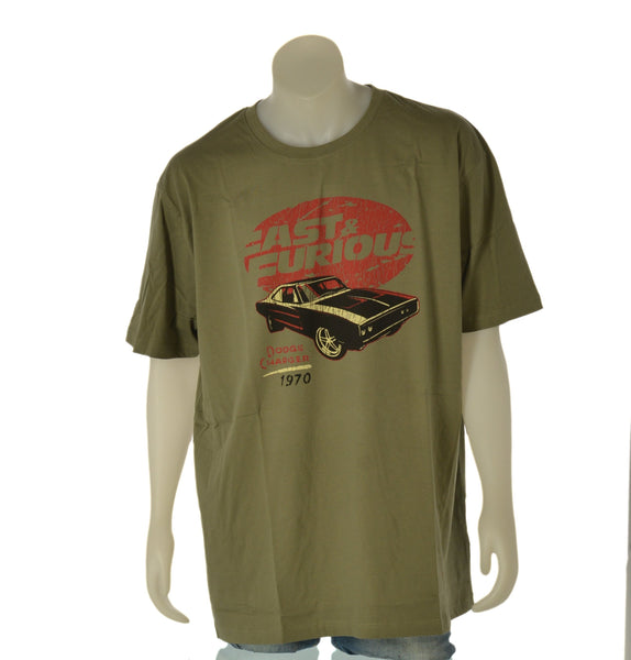 T-SHIRT UOMO MAXFORT TAGLIE OVER GIROCOLLO STAMPA COTONE ART. 41903