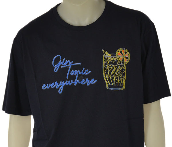T-SHIRT UOMO MAXFORT TAGLIE OVER GIROCOLLO STAMPA COTONE ART. 43112