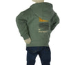 FELPA BAMBINO ZIPPY FELPATA CAPPUCCIO FULL ZIP TASCHE STAMPA ART. ZKBAP0201-26020