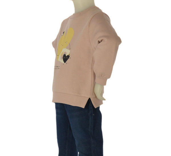 FELPA BAMBINA  ZIPPY FELPATA GIROCOLLO STAMPA COTONE ART. ZBGAP0202-26031