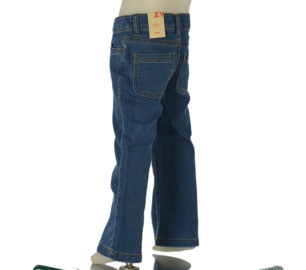 JEANS BIMBA ZIPPY BOTTONE ZIP ELASTICIZZATO ZAMPA TASCHE ART. ZKGAP0401-26068