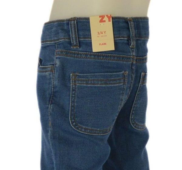 JEANS BIMBA ZIPPY BOTTONE ZIP ELASTICIZZATO ZAMPA TASCHE ART. ZKGAP0401-26068