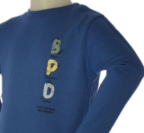 MAGLIA BIMBO ZIPPY GIROCOLLO BOTTONI MANICA LUNGA COTONE ART. ZBBAP0303-26059