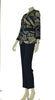 COMPLETO DONNA PERLA PANTALONE GIACCA BLUSA ELEGANTE ART. FRANCIA