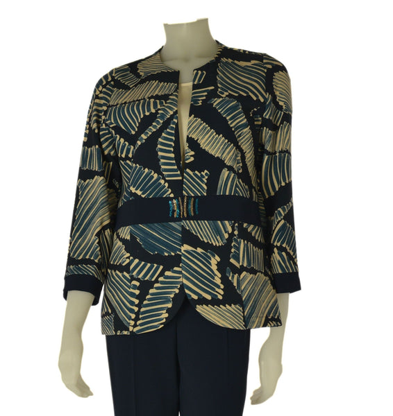 COMPLETO DONNA PERLA PANTALONE GIACCA BLUSA ELEGANTE ART. FRANCIA