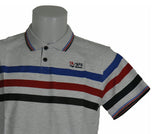 POLO UOMO PURO COTONE RIGHE BOTTONI MARCA LOSAN ART. 1082AA
