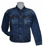 GIUBBETTO UOMO JEANS DENIM TASCHE BOTTONI COTONE MARCA X-CAPE ART. TORRES