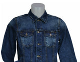 GIUBBETTO UOMO JEANS DENIM TASCHE BOTTONI COTONE MARCA X-CAPE ART. TORRES