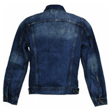 GIUBBETTO UOMO JEANS DENIM TASCHE BOTTONI COTONE MARCA X-CAPE ART. TORRES