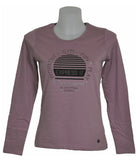MAGLIA DONNA GIROCOLLO MANICA LUNGA STAMPA MARCA LOSAN ART. 1004AB