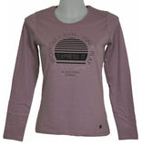 MAGLIA DONNA GIROCOLLO MANICA LUNGA STAMPA MARCA LOSAN ART. 1004AB