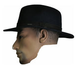 CAPPELLO UOMO PURA LANA WATERPROOF TESA CALDO MARCA BUGATTI ART. B503