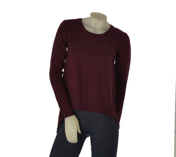 MAGLIONE DONNA GRIFFAI GIROCOLLO CON GEORGET E BOTTONE GIOIELLO ART. DGF7012