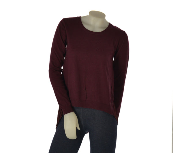 MAGLIONE DONNA GRIFFAI GIROCOLLO CON GEORGET E BOTTONE GIOIELLO ART. DGF7012
