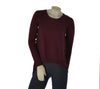 MAGLIONE DONNA GRIFFAI GIROCOLLO CON GEORGET E BOTTONE GIOIELLO ART. DGF7012