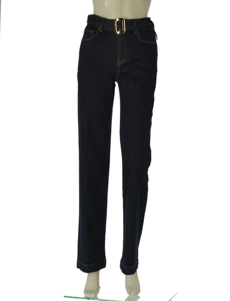 JEANS DONNA FLAVIA COSTANTI PALAZZO ZIP BOTTONE CINTURA ELASTICIZZATI ART. FC9301