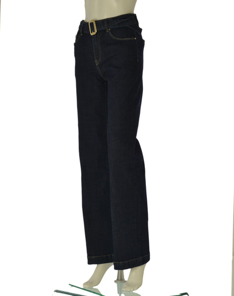 JEANS DONNA FLAVIA COSTANTI PALAZZO ZIP BOTTONE CINTURA ELASTICIZZATI ART. FC9301