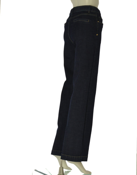 JEANS DONNA FLAVIA COSTANTI PALAZZO ZIP BOTTONE CINTURA ELASTICIZZATI ART. FC9301