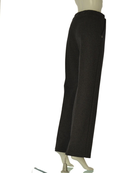 PANTALONE DONNA EMANUELA COSTA JERSEY PALAZZO ELASTICO TASCHE ART. 35896