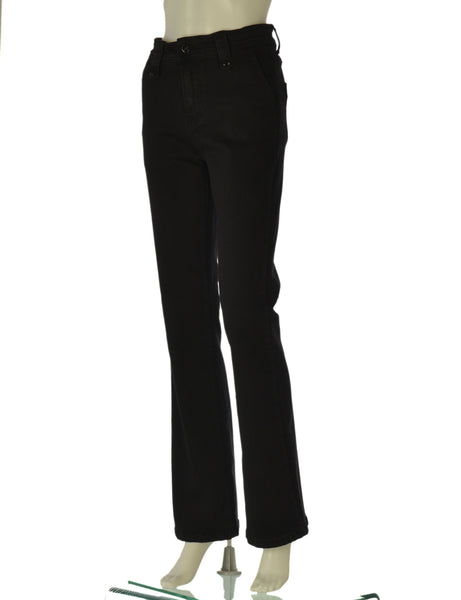 JEANS DONNA FLAVIA COSTANTI NERO A ZAMPA TASCHE FRANCESE ART. FC9320