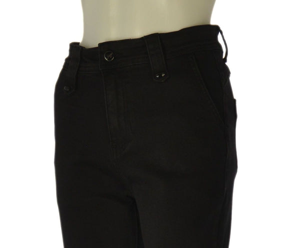 JEANS DONNA FLAVIA COSTANTI NERO A ZAMPA TASCHE FRANCESE ART. FC9320
