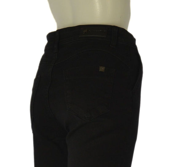 JEANS DONNA FLAVIA COSTANTI NERO A ZAMPA TASCHE FRANCESE ART. FC9320