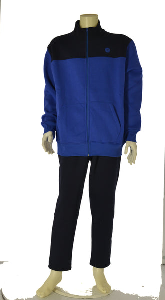 TUTA UOMO MAXFORT TAGLIE OVER FELPATA FELPA FUL ZIP PANTALONE ART. CUSNA
