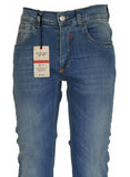 JEANS UOMO 5 TASCHE REGULAR FIT ZIP BOTTONE MARCA X-CAPE ART. ETHAN