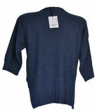 MAGLIONE DONNA SCOLLO A V MISTO LANA SPACCHI MARCA CLAUDIA F ART. D567 4