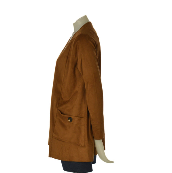 SPOLVERINO DONNA PERLA ECOPELLE DAINETTO SFODERATO  ART. 26685 KATIA