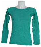 MAGLIA DONNA MANICA LUNGA PURO COTONE MARCA X-CAPE ART, BETTY