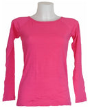 MAGLIA DONNA MANICA LUNGA PURO COTONE MARCA X-CAPE ART, BETTY