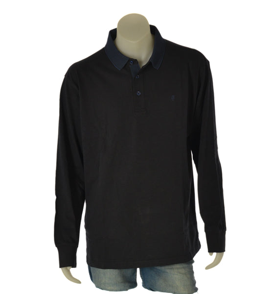 POLO UOMO COVERI TAGLIE OVER MANICA LUNGA CALDO COTONE ART. OPL5320