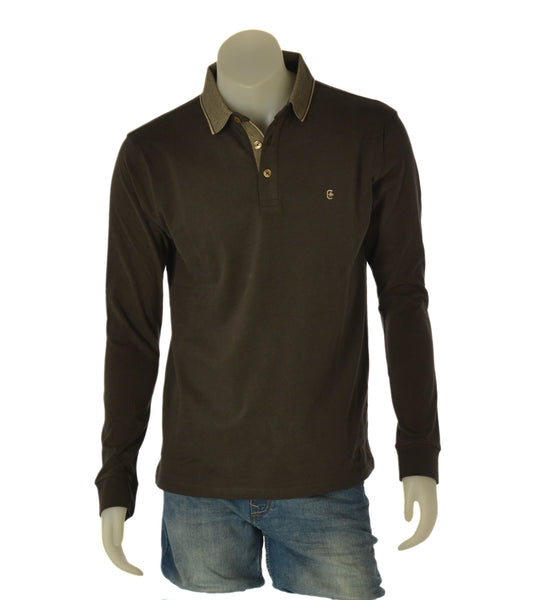 POLO UOMO COVERI MANICA LUNGA CALDO COTONE POLSINI ART. PL5254