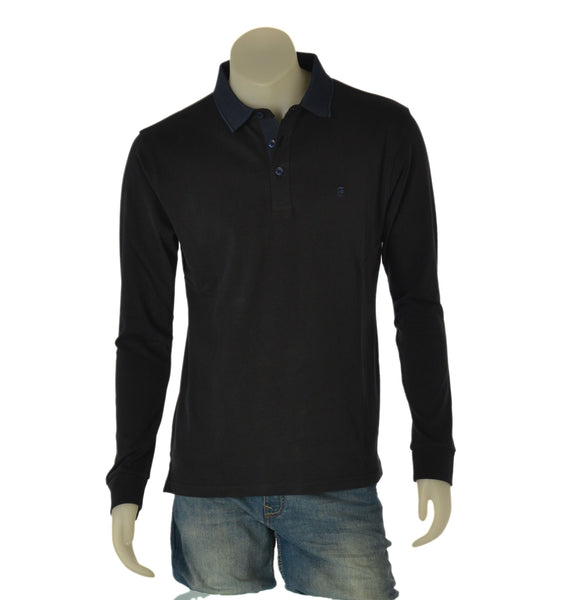 POLO UOMO COVERI MANICA LUNGA CALDO COTONE POLSINI ART. PL5254